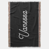 Beruflicher Name der Handschrift in schwarz Decke (Vorderseite Vertikal)