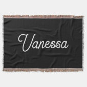 Beruflicher Name der Handschrift in schwarz Decke (Vorderseite)