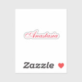 Beruflicher Name der klassischen Handschrift Aufkleber (Blatt)