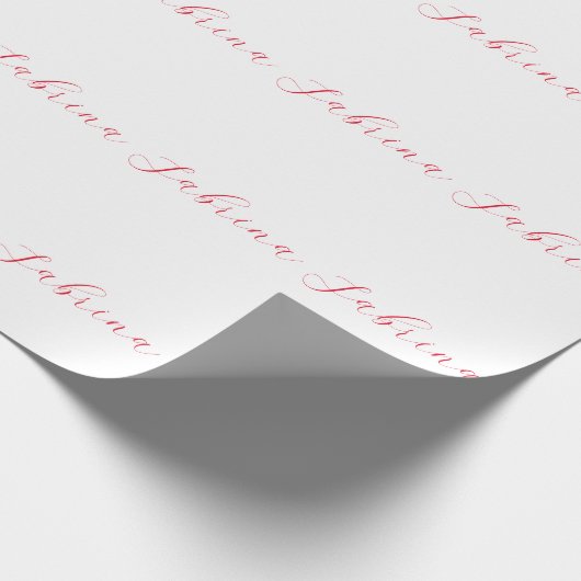 Beruflicher Name der klassischen Handschrift Geschenkpapier (Ecke)