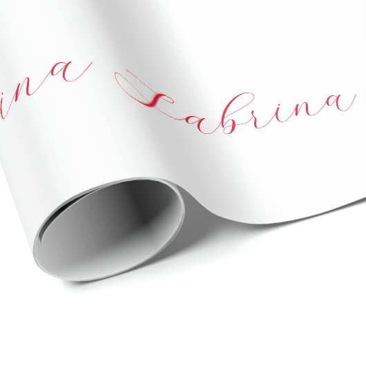 Beruflicher Name der klassischen Handschrift Geschenkpapier (Rolleneckpunkt)