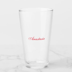 Beruflicher Name der klassischen Handschrift Glas