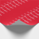 Beruflicher Name der klassischen Handschrift in Ro Geschenkpapier (Ecke)