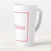 Beruflicher Name der klassischen Handschrift Milchtasse (Rechte Ecke)