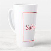 Beruflicher Name der klassischen Handschrift Milchtasse (Linke Ecke)