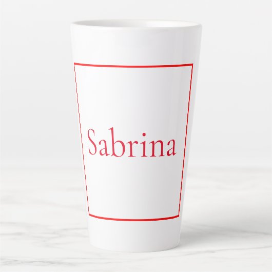 Beruflicher Name der klassischen Handschrift Milchtasse (Vorderseite)