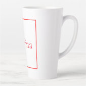 Beruflicher Name der klassischen Handschrift Milchtasse (Rechts)
