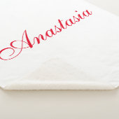 Beruflicher Name der klassischen Handschrift Sherpadecke (3/4)