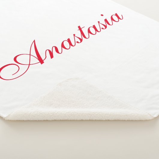 Beruflicher Name der klassischen Handschrift Sherpadecke (3/4)