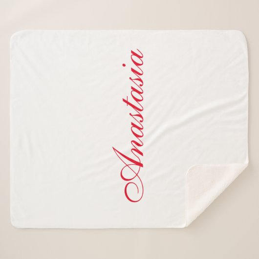 Beruflicher Name der klassischen Handschrift Sherpadecke (Vorderseite (Horizontal))