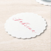 Beruflicher Name der klassischen Handschrift Untersetzer (angewinkelt)