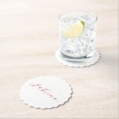 Beruflicher Name der klassischen Handschrift Untersetzer (Vor Ort)