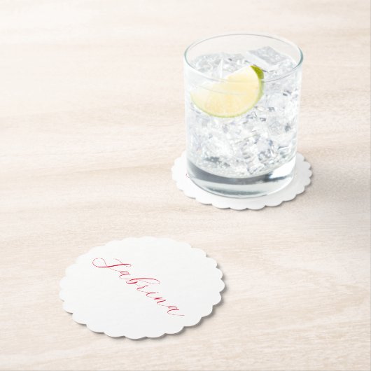 Beruflicher Name der klassischen Handschrift Untersetzer (Vor Ort)