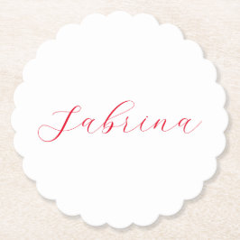 Beruflicher Name der klassischen Handschrift Untersetzer