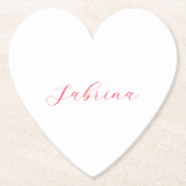 Beruflicher Name der klassischen Handschrift Untersetzer (Vorderseite)