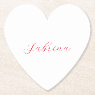 Beruflicher Name der klassischen Handschrift Untersetzer