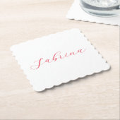 Beruflicher Name der klassischen Handschrift Untersetzer (angewinkelt)