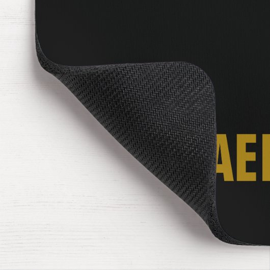 Beruflicher Name der schwarzen Farbe Mousepad (Ecke)