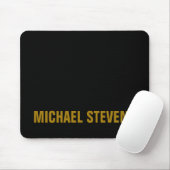 Beruflicher Name der schwarzen Farbe Mousepad (Mit Mouse)