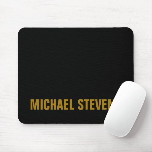 Beruflicher Name der schwarzen Farbe Mousepad (Mit Mouse)