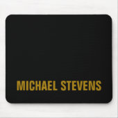 Beruflicher Name der schwarzen Farbe Mousepad (Vorne)