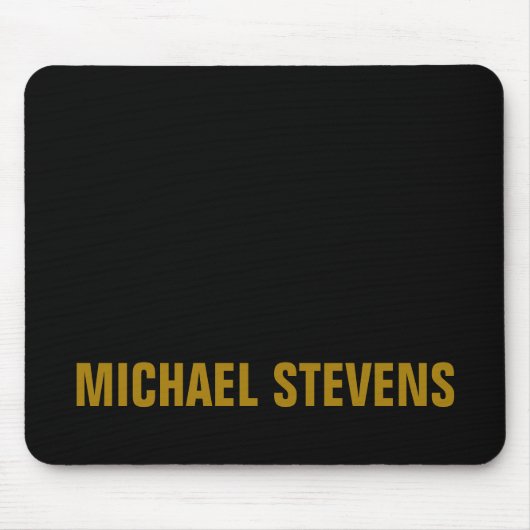 Beruflicher Name der schwarzen Farbe Mousepad (Vorne)