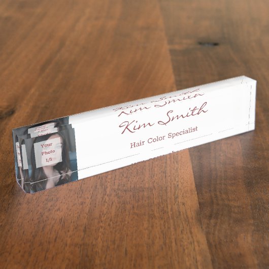 Beruflicher Name des benutzerdefinierten Bildtopaz Namensplakette (Seite)