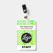 Beruflicher Name des für das Logo geeigneten Mitar Ausweis (Vorderseite mit Clip)