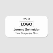 Beruflicher Name des Logos Namensschild (Vorderseite)