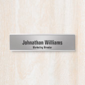 Beruflicher Name des modernen gegossenen Metallaus Türschild (Vorderseite )