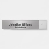 Beruflicher Name des modernen gegossenen Metallaus Türschild (Vorderseite )