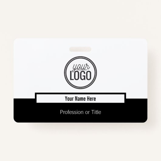 Beruflicher Name des modernen Schwarzen Blocks Ausweis (Vorderseite)
