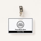 Beruflicher Name des  Schwarzen Blocks Ausweis (Vorderseite mit Klammer)