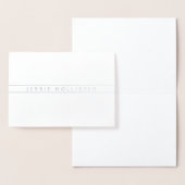 Beruflicher Name Folienkarte (Anzeige)