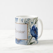 Beruflicher Name für Blumenmuster Kaffeetasse (VorderseiteRechts)