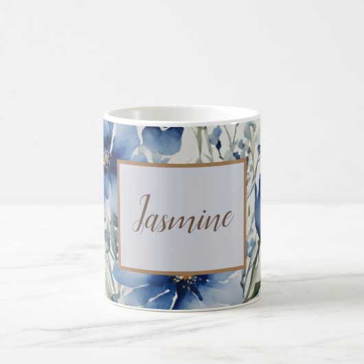 Beruflicher Name für Blumenmuster Kaffeetasse (Mittel)