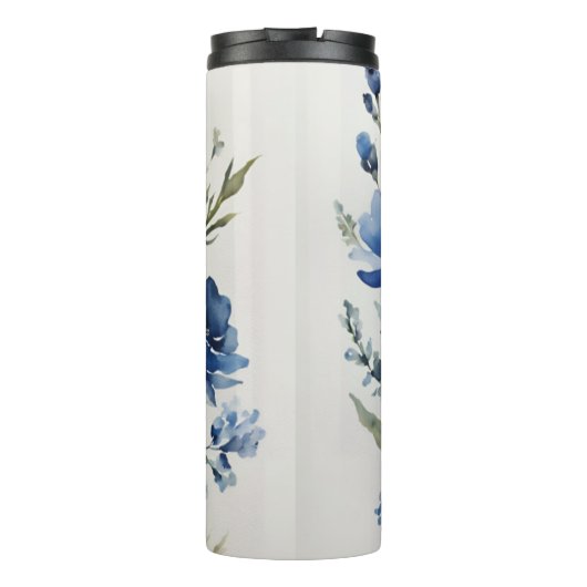 Beruflicher Name für Blumenmuster Thermosbecher (Rückseite)