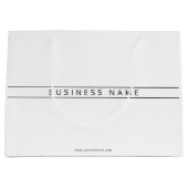 Beruflicher Name Große Geschenktüte (Vorderseite)