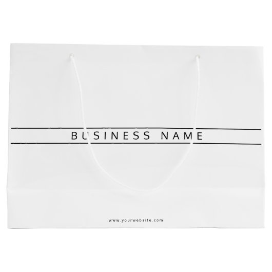 Beruflicher Name Große Geschenktüte (Rückseite)