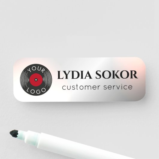 Beruflicher Name Namensschild (Beispiel)