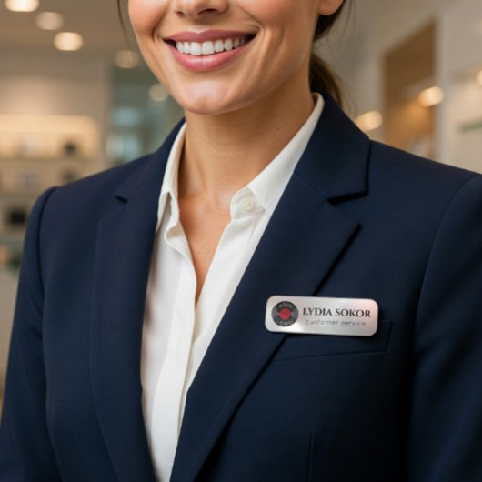 Beruflicher Name Namensschild