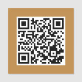 Beruflicher Name-Tag mit Scanner-QR-Code Namensschild (Vorderseite)