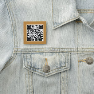 Beruflicher Name-Tag mit Scanner-QR-Code Namensschild