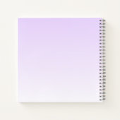 Beruflicher Name und Slogan | Helllila Notizblock (Rückseite)