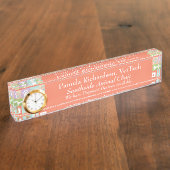 Beruflicher ・ namensplakette (Seite)