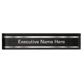 Beruflicher Namensschreibtisch-Zusatz Namensplakette (Vorderseite)