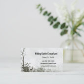 Beruflicher Naturführer Visitenkarte (Stehend Vorderseite)