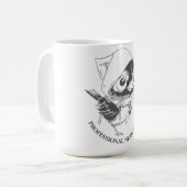 Beruflicher Nest-Hopper-Bird-Spaß Kaffeetasse (Vorderseite Links)