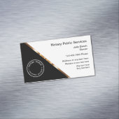 Beruflicher Notar Magnetische Visitenkarte (Beispiel)