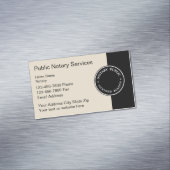 Beruflicher Notar Magnetische Visitenkarte (Beispiel)